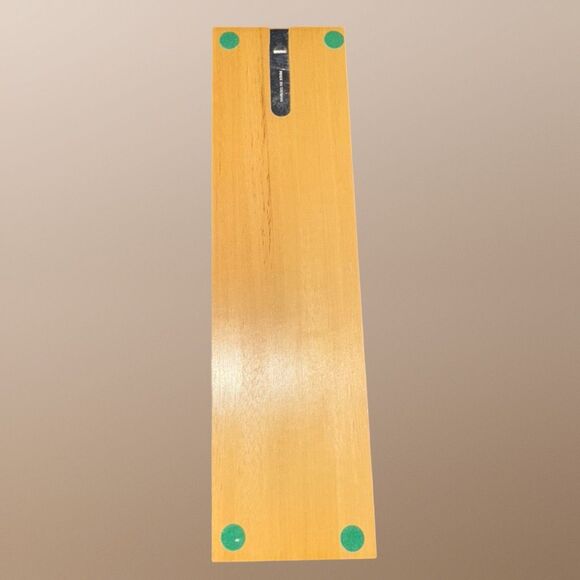 Vintage 1983 Pressman Sure Lane Cribbage Board Solid Hardwood Tournment Style - Picture 5 of 7